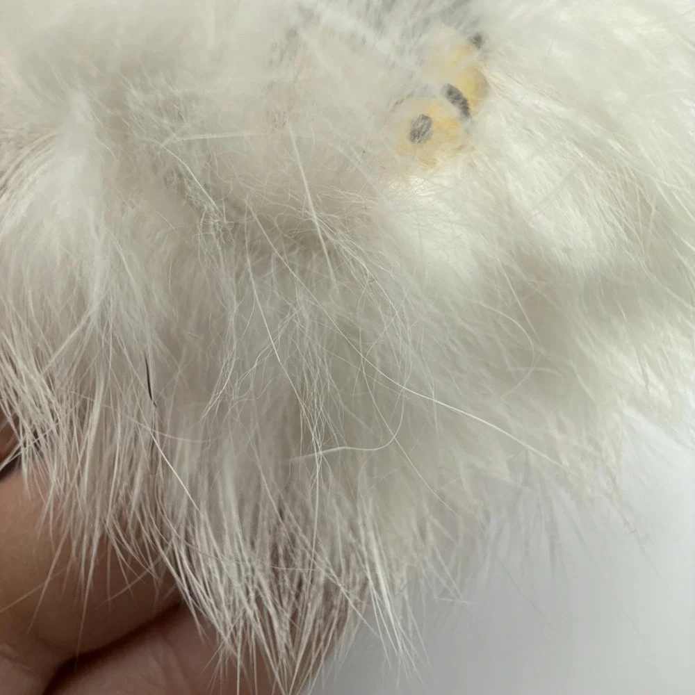 Alaska Artisan Hand Crafted Leather Fur Eskimo Ornament & Woven Santa Blanket